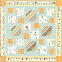 Merry Mixers Quilt by Rachel Rossi /48.5"48.5"