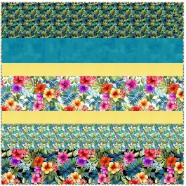 MINKY As You Go Strip Quilt /57"x57"