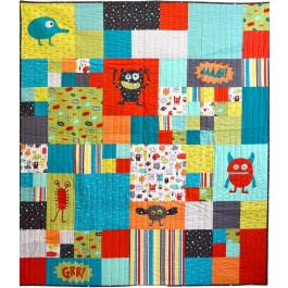 Monster Mash Quilt by Susan Emory /54"x60"