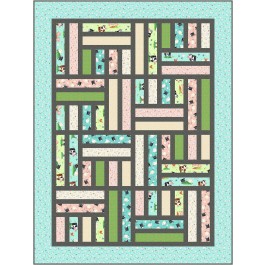 chopped my little farm Quilt by swirly girls design /62"x84"