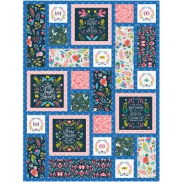 tiles- open fields by ladeebug design /37"x49"