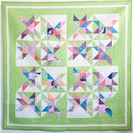 Skylight Quilt by Sandra Clemons / 58x58"