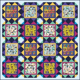 Spam Quilt by Heidi Pridemore /63"x63"