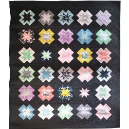 Star Bright Quilt by Sandra Clemons /80x94"