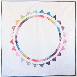 Sun Halo Quilt by Sandra Clemons / 68x68" 