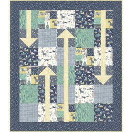 The Places You'll Go Wild and Free Quilt - 48"x56"