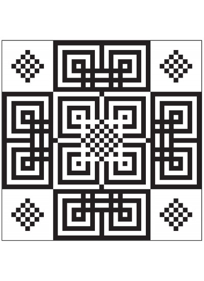 A-Maize-Ing Queen Quilt by Heidi Pridemore /86"x86"