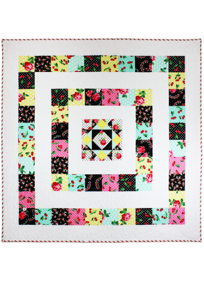 All Around the Square Swirly Girl Designs  / 60x60"