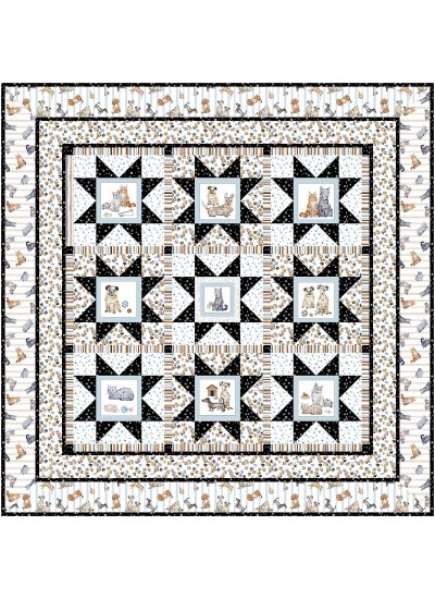 All My Friends Quilt by Jackie Theriot /57"x57"