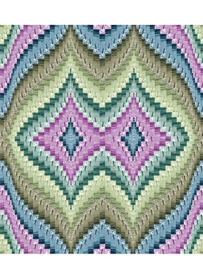 Strata Bargello basil Quilt by Carl Hentsch of 3dogdesignco  /83-3/4"x94"
