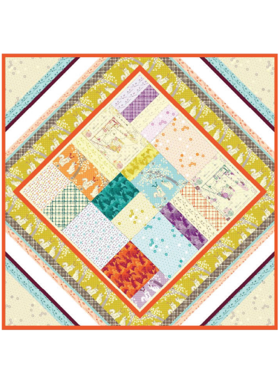 Boho Quilt by Violet Craft 