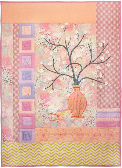 Bokashi Blossoms Quilt by Marinda Stewart