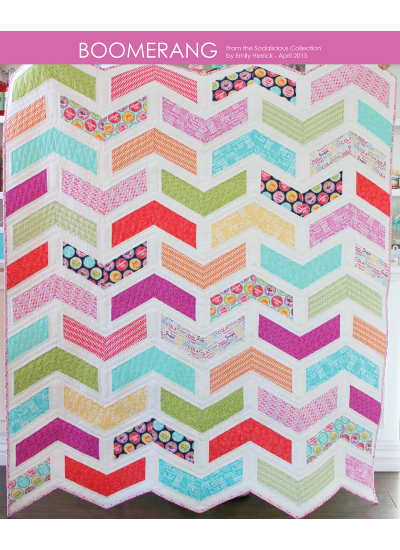 Boomerang Quilt by Emily Herrick