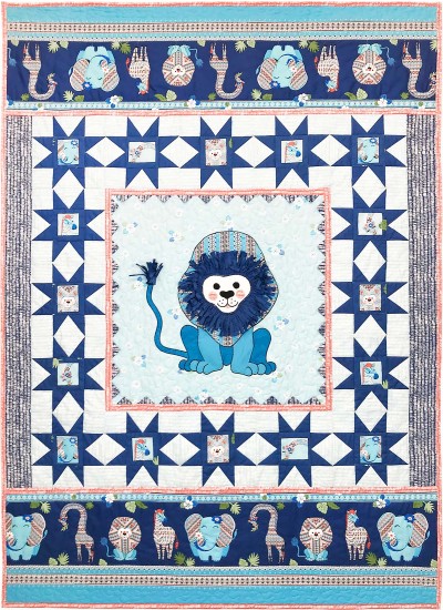Born to be Wild Quilt by Marinda Stewart /40"x56"