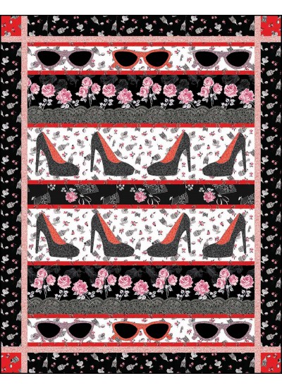 Shades and Shoes Quilt #514 by Heidi Pridemore