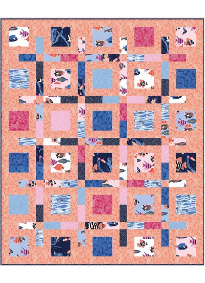 Boxed Up Quilt by Cluck Cluck Sew /58"70"