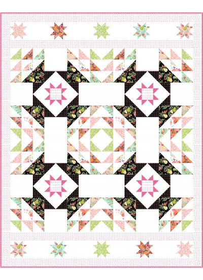 Beautiful Morning Quilt  by: Christine Stainbrook of Project House 360 /70"x88" 