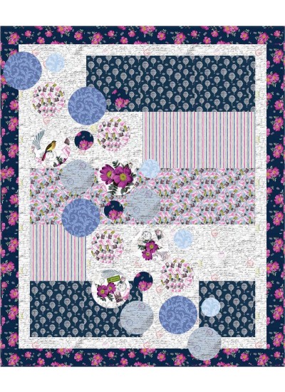Bubbles Quilt by Seams Like a Dream /50"x60"