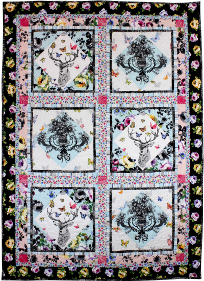 Butterfly Garden Quilt by Marinda Stewart