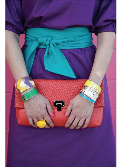 Cotton Couture womans dress with belt Inspiration 