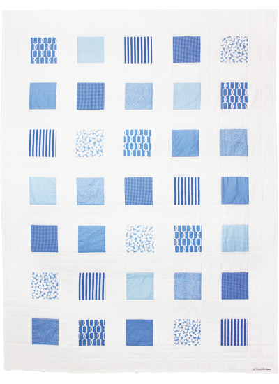 Clouds and Sky Quilt by Marinda Stewart