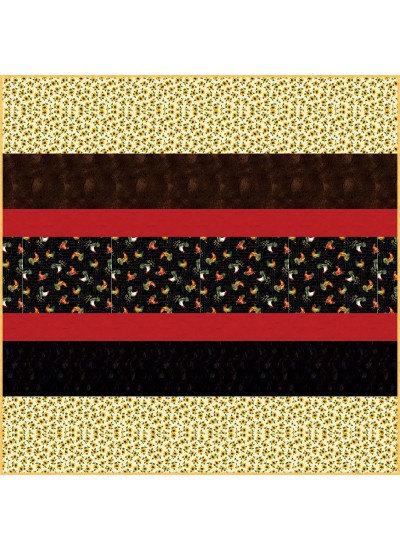 County Fair MINKY Strip Quilt 