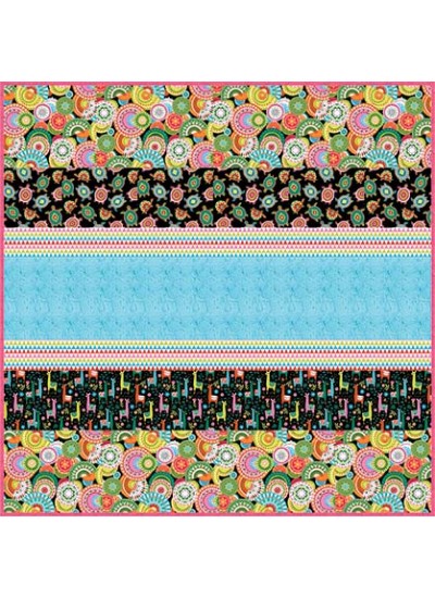 Culture Club MINKY Strip Quilt