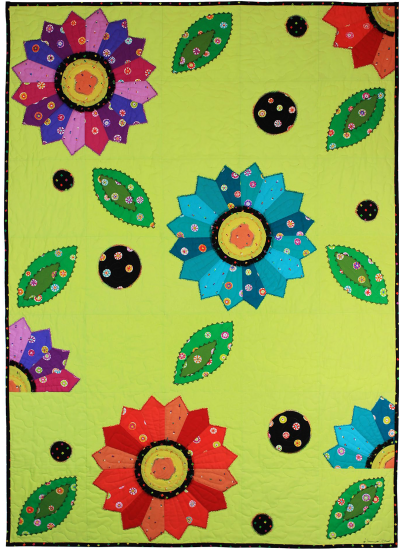 Dancing Dahlias by Marinda Stewart / 40x56"