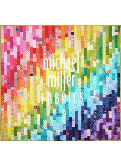 Embrace the Rainbow Throw Quilt by Tamara Kate /78"x78" 