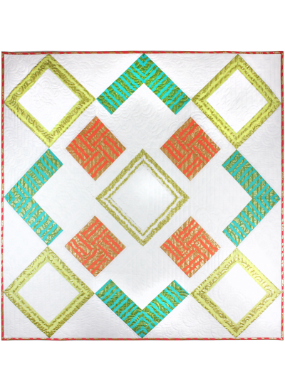 Flashy Quilt by Stacey Day / 43x43"
