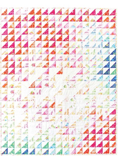 Frolic Field Quilt by Tamara Kate  / 35"x44"