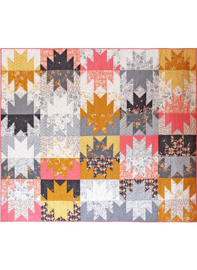 Giant Peaks Quilt by Tamara Kate /78"x88"
