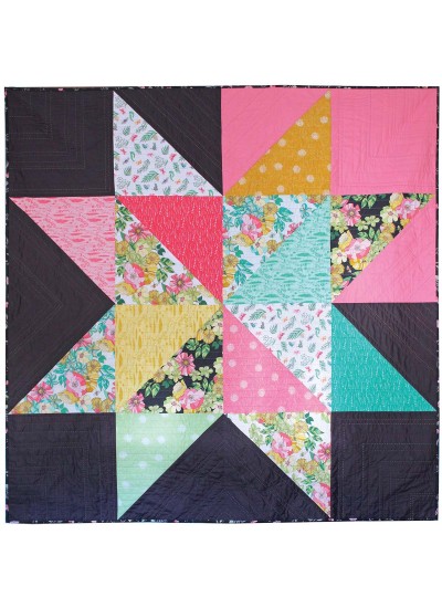 Giant Star Quilt by Jenni Baker /68x68"