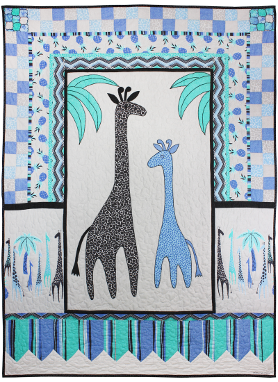 Giraffes, Oh My! Quilt by Marinda Stewart 