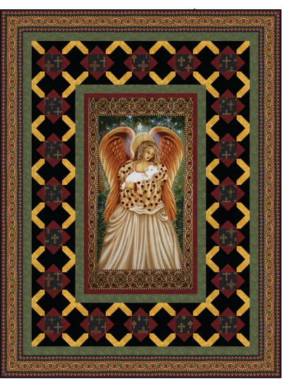 Glorious Angel Quilt by Heidi Pridemore