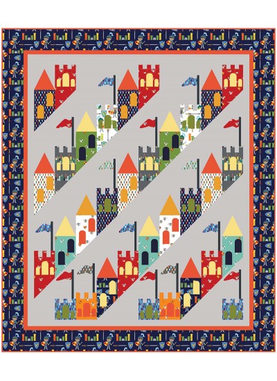 Good Knight Quilt by Heidi Pridemore /65"x77" 