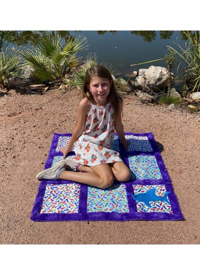 Let's Play Kids Play Mat by Mckay Manor Musers  feat. good vibes only 