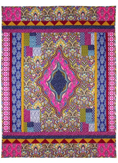Gypsy Heart Quilt by Marinda Stewart / 48x64"