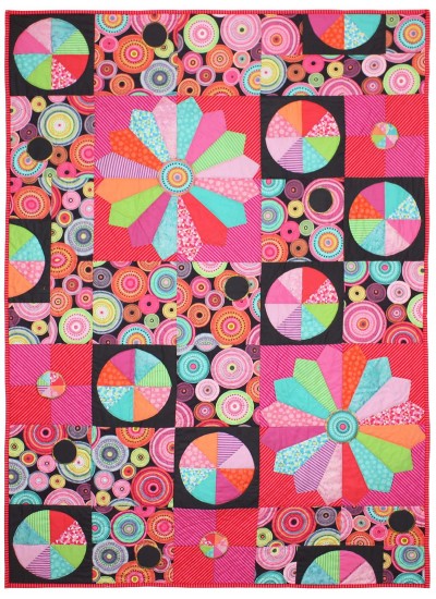 Little Aurora Borealis Quilt by Marinda Stewart /40"x56"