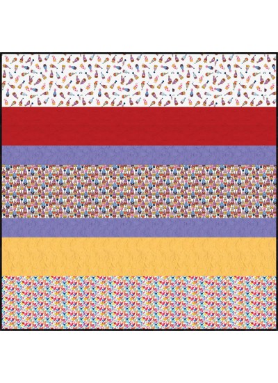 Love You Gnome-atter What MINKY Strip Quilt