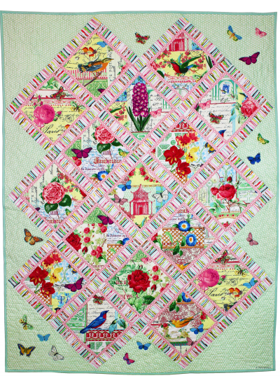 Menagerie Lattice Quilt by Marinda Stewart