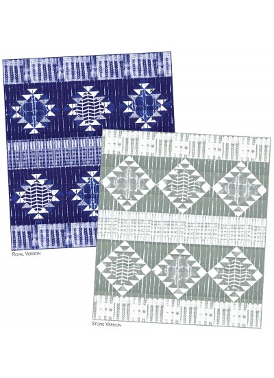 Mud Cloth Minky Quilt by Heidi Pridemore /69"x78"