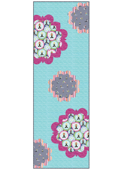 Namaste Yoga Mat by Heidi Pridemore  /24"x72"