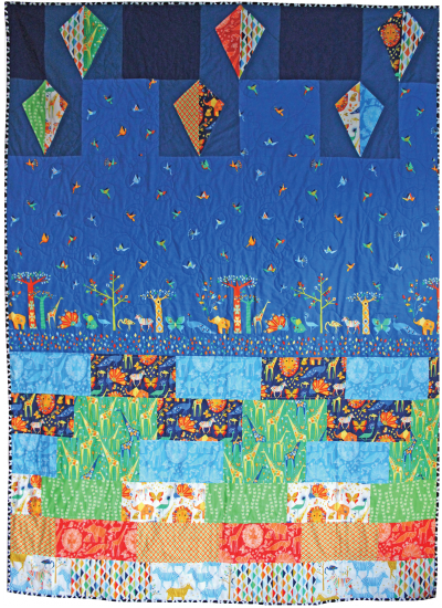 Oasis Frolic QUILT by Jennifer Topp