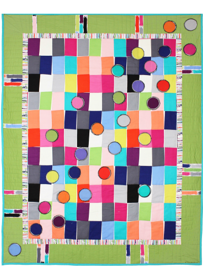 Paint Chips Quilt by Marinda Stewart
