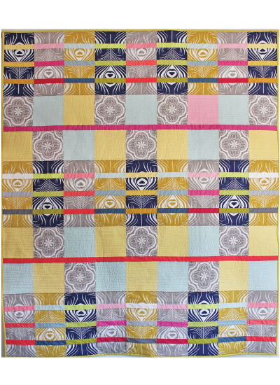 Peacock Plume Quilt by Tamara Kate Designs  