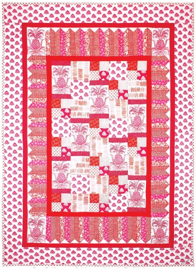 Pineapple Express Quilt by Marinda Stewart /40"x56"