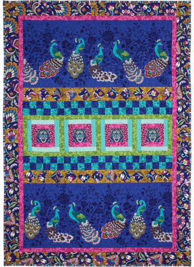 Plume Quilt by Marinda Stewart /41"x59"