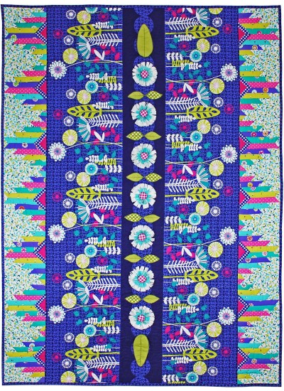 Posey Aplenty Quilt by Marinda Stewart   /52.5" x55.5"
