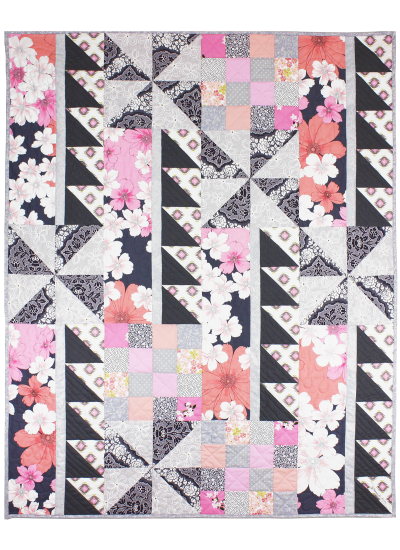 Silver Shadows Quilt by Marinda Stewart